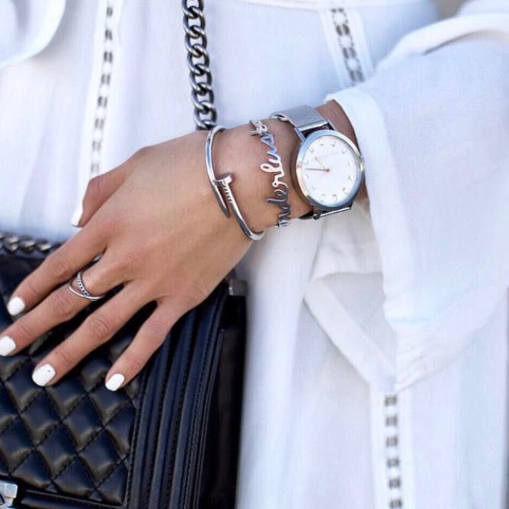 Elegant Silver Women's Watch